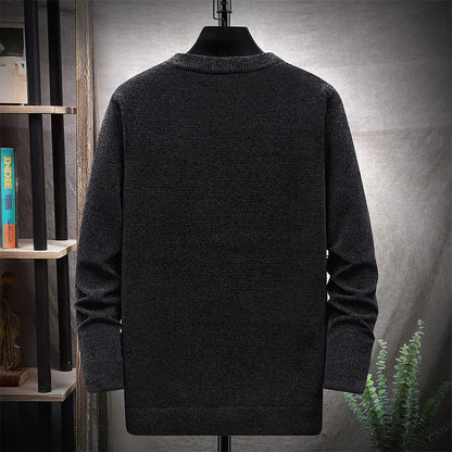 Japanese Solid Color Knitted Sweater for Autumn/Winter