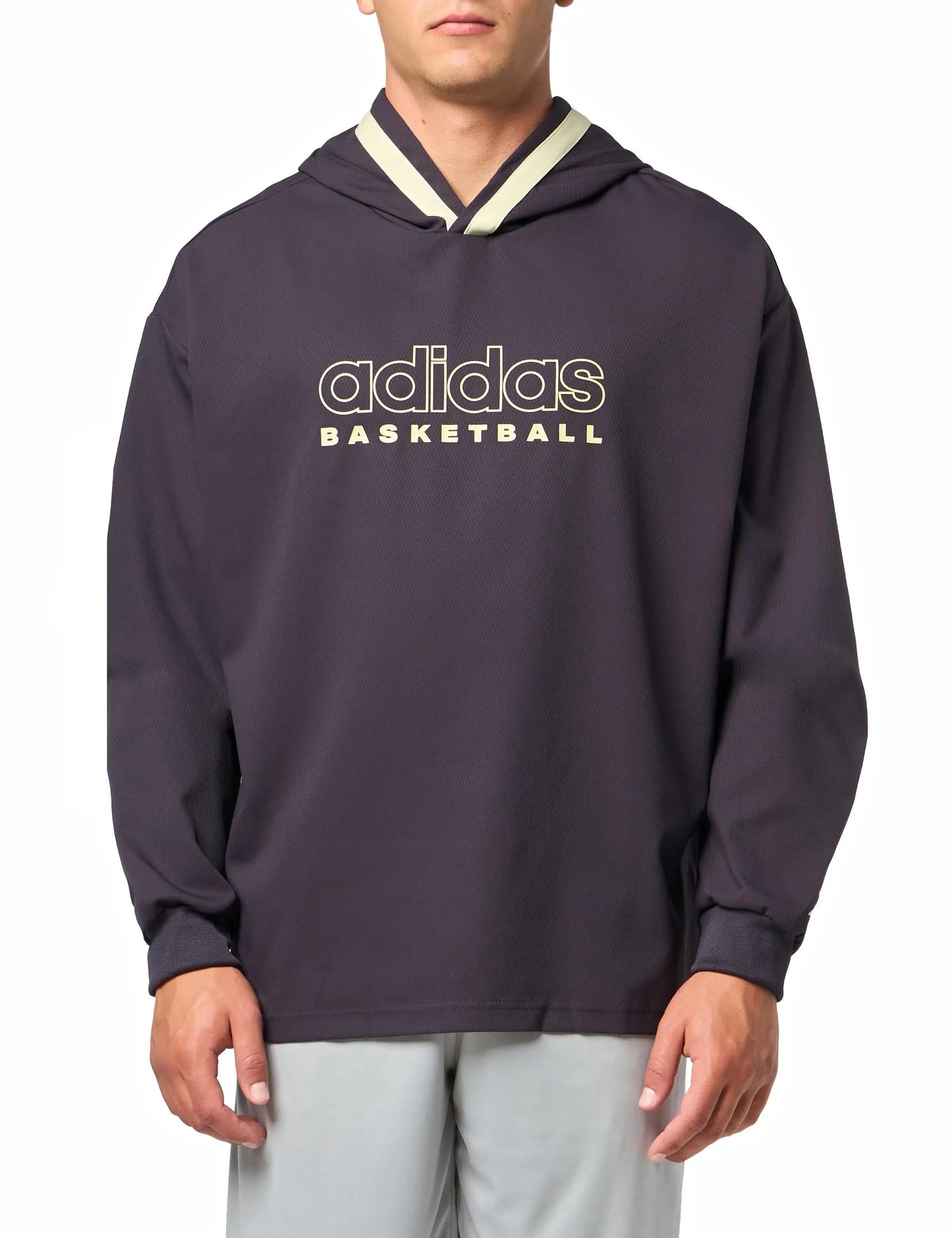 adidas Mens Select Hoodie Aurora Black Small
