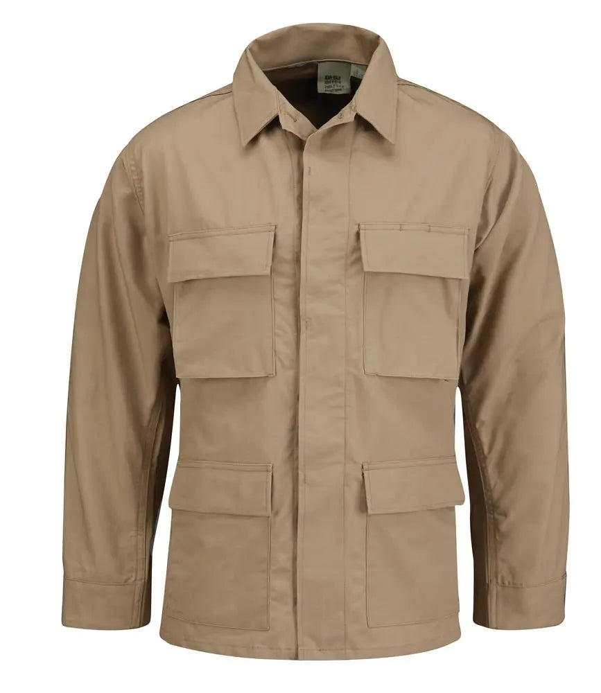 Propper Mens F545455-Mens BDU Coat Khaki XX-Large Regular
