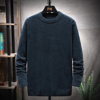 Japanese Solid Color Knitted Sweater for Autumn/Winter
